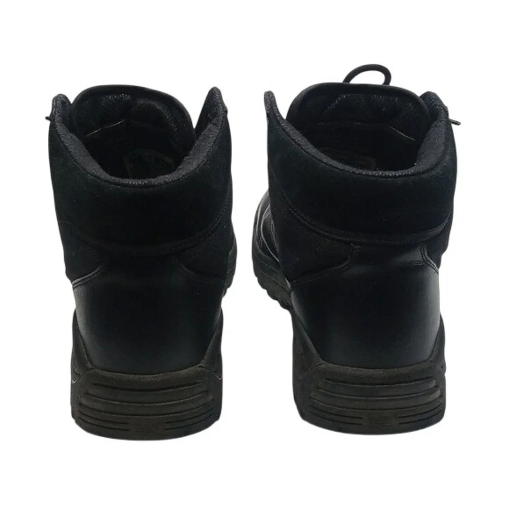 Magnum‎ Midnite Plus Tactical Boots Mens 11.5 Black Leather Slip Resistant 5200